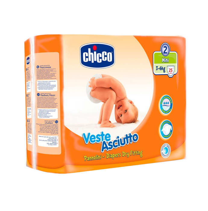 Chicco diapers dry fitting mini